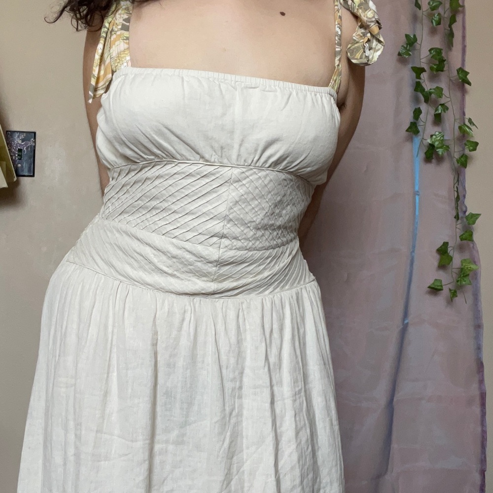 Free people linen Santorini maxi dress - Picture 2 of 4